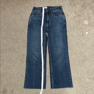 Pilcro Dark Blue Flare Jeans